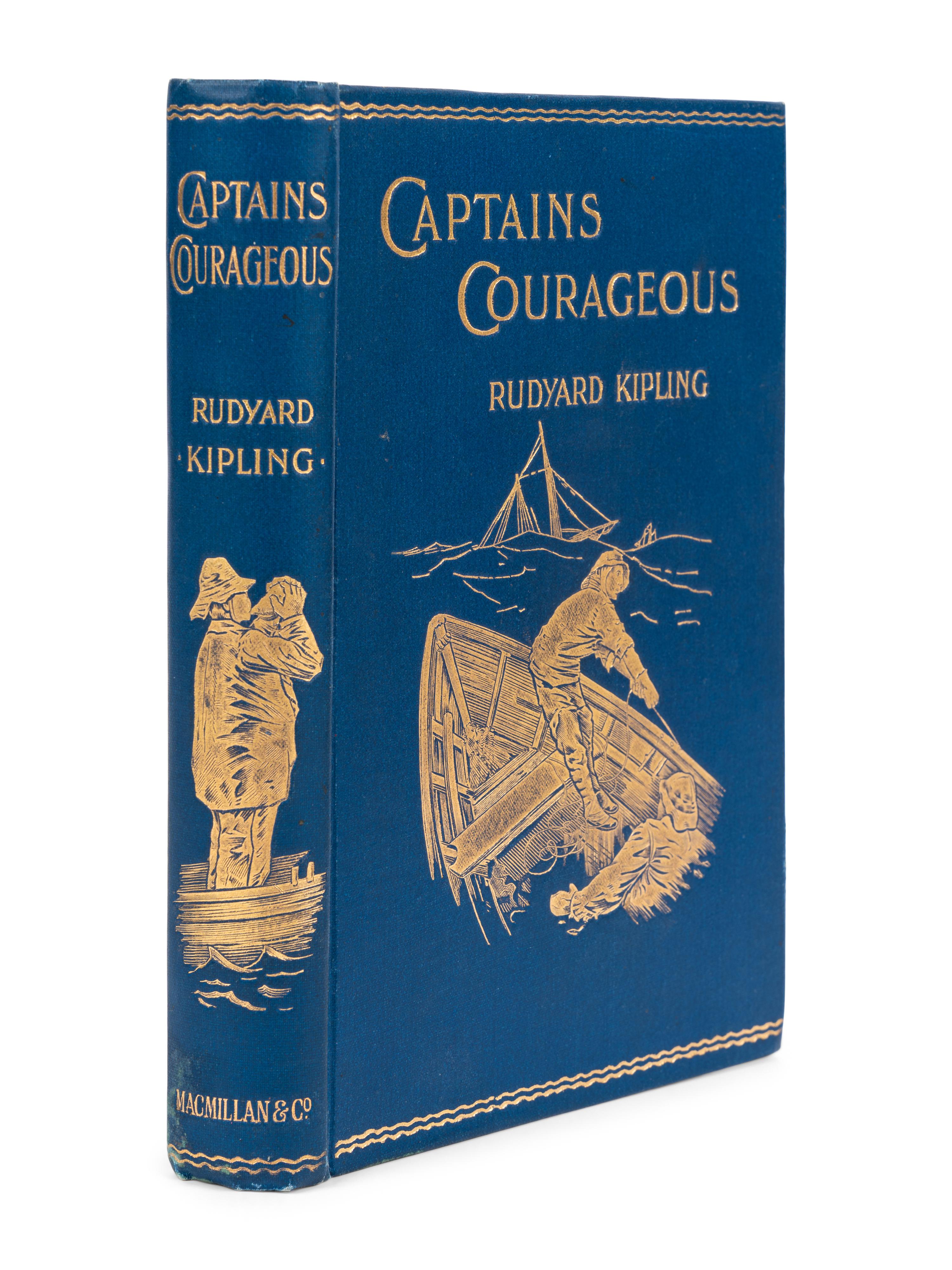 KIPLING, Rudyard (1865-1936). Captains Courageous. London: MacMillan & Company, 1897.