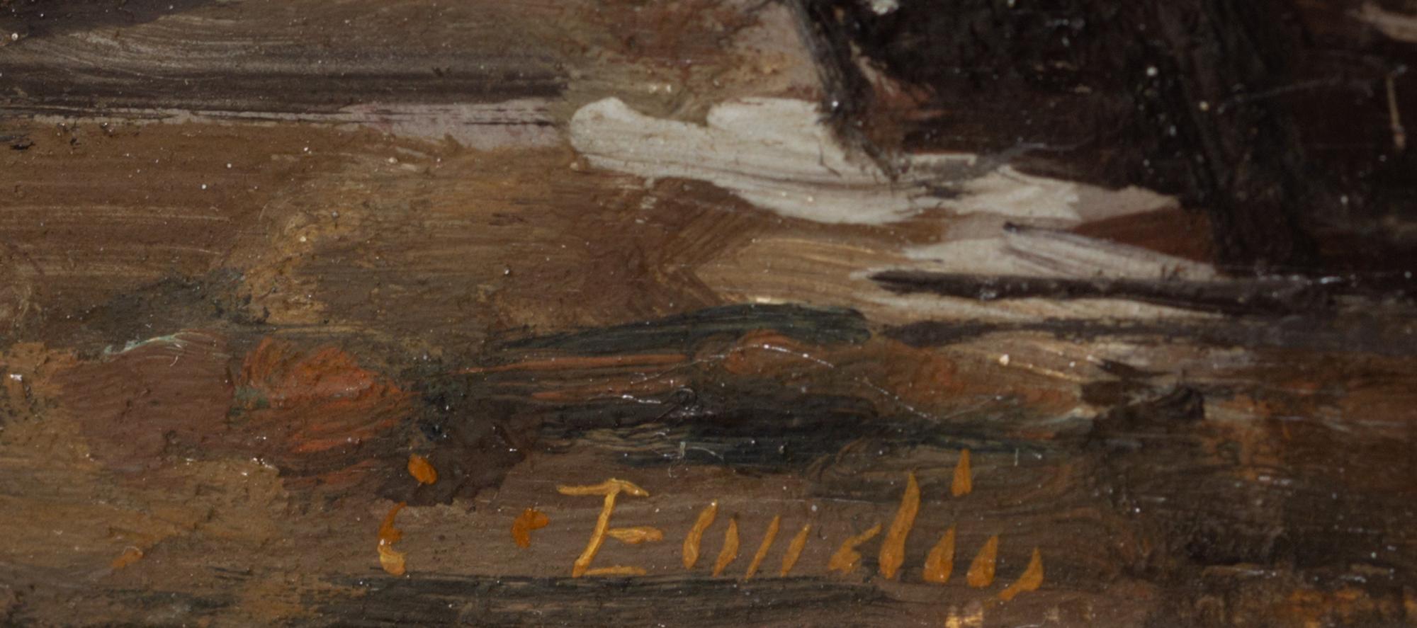 Eugène Boudin, (French 1824-1898), Camaret, Bateaux dans la rade, c. 1871-1873