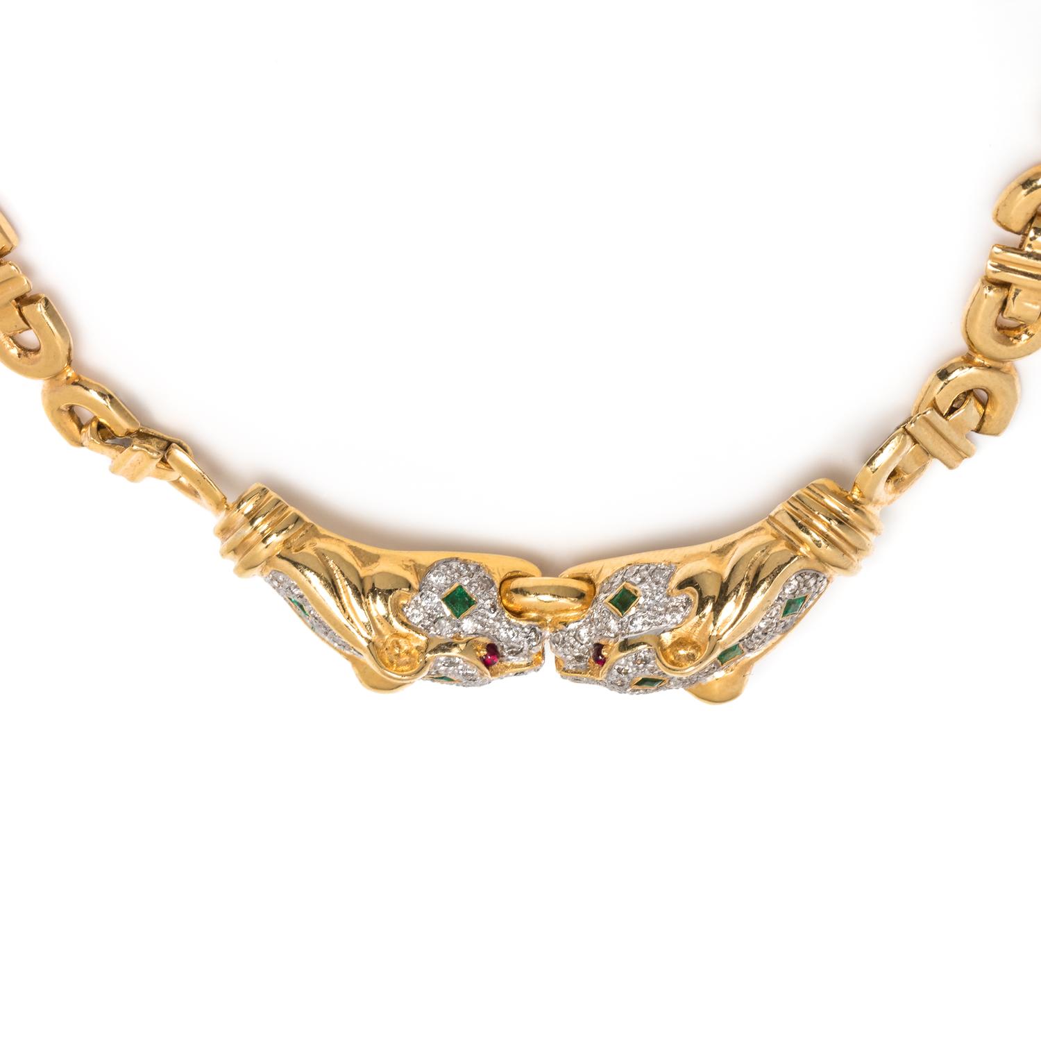 LEVIAN, YELLOW GOLD AND DIAMOND NECKLACE