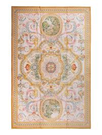An Aubusson Style Wool Rug