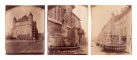 A group of three photographs depicting Swiss scenes ( [Lausanne, Suisse]; Fontaine a Berne (Suisse); Fontaine de Lausanne (Suisse) )