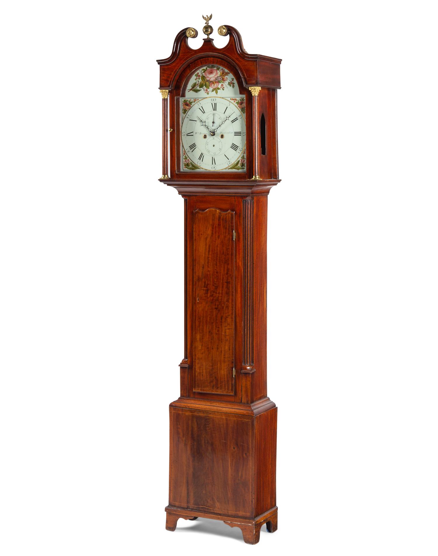 A Scottish George III Mahogany Tall Case Clock