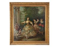 After Nicolas Lancret (French, 1690–1743), Mademoiselle Sallé as Venus with the Three Graces