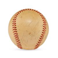 A 1947 St. Louis Browns Team Signed Autograph Baseball