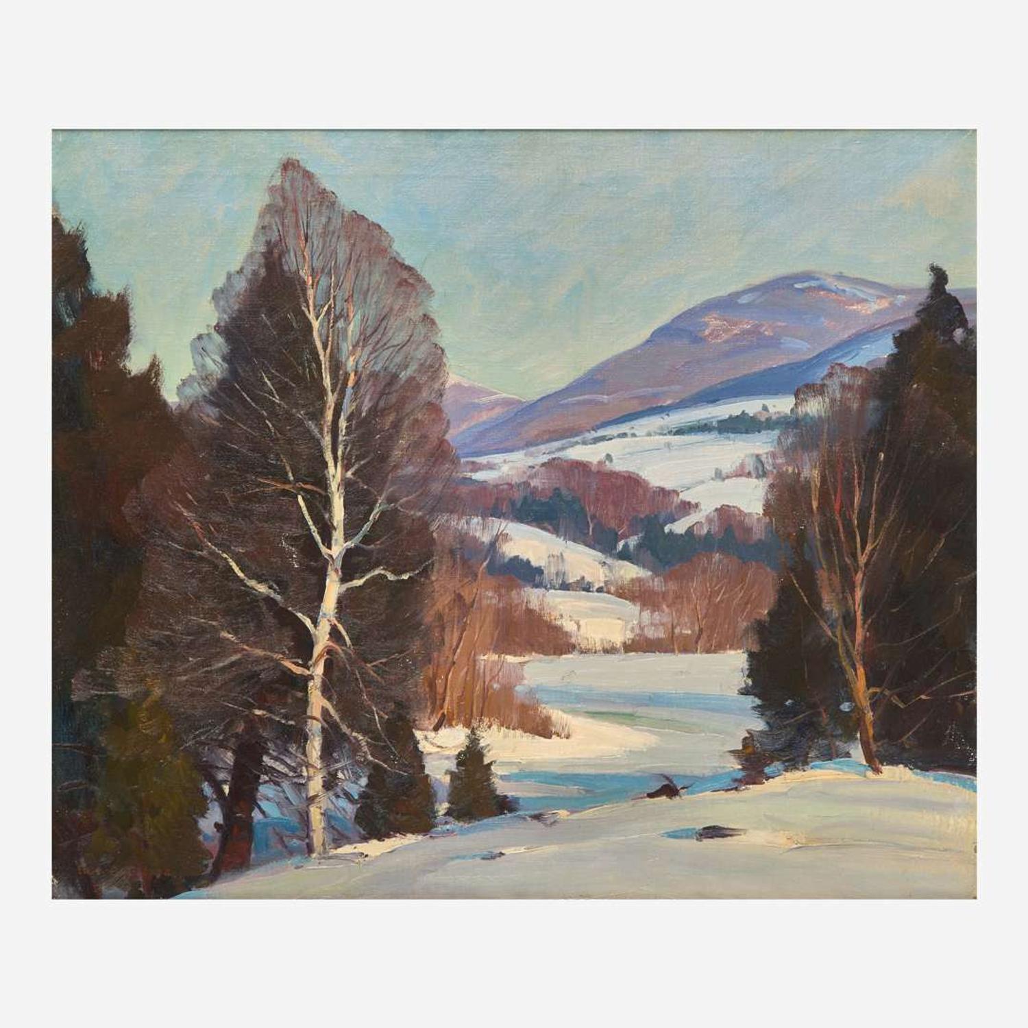 Emile Albert Gruppe (American, 1896–1978) Vermont Snowy Hills