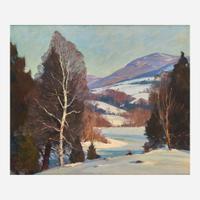 Emile Albert Gruppe (American, 1896–1978) Vermont Snowy Hills