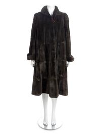 I. Magnin Long Fur Coat, 1980-90s