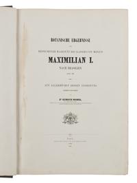 [NATURAL HISTORY]. WAWRA VON FERNSEE, Heinrich (1831-1887). Botanische ergebnisse der reise seiner majestat des Kaisers von Mexico Maximilian I. nach Brasilien (1859-60) . Vienna: Carl Gerold's Son, 1866.