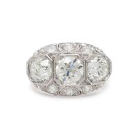 ART DECO, DIAMOND RING