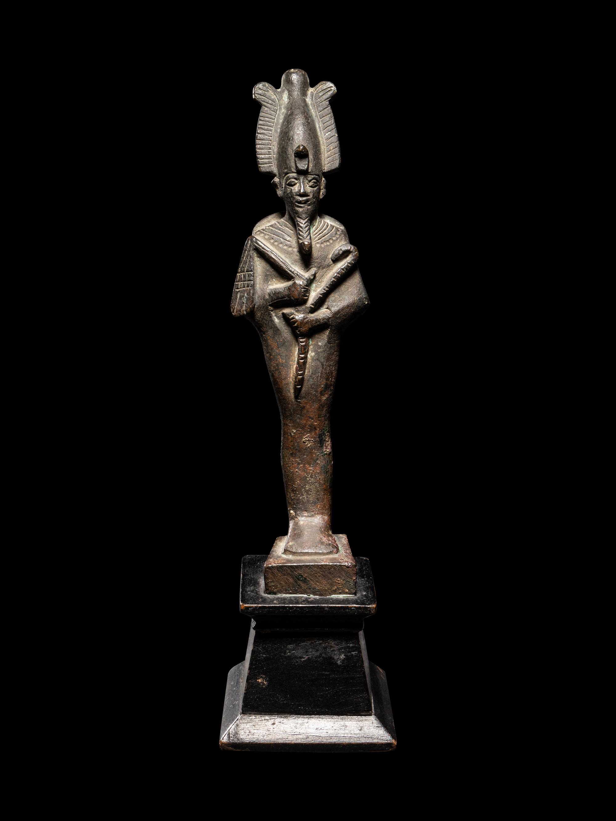 An Egyptian Bronze Osiris
