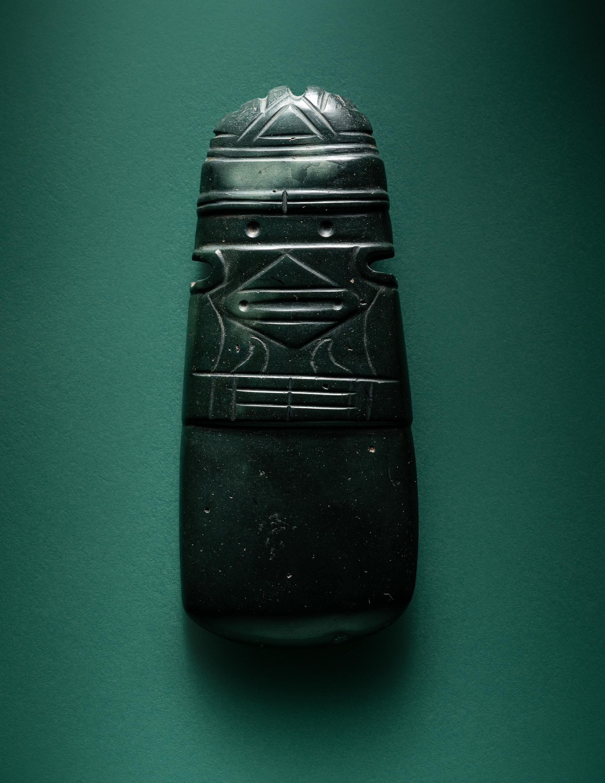 A Costa Rican Jade Axe-God Celt