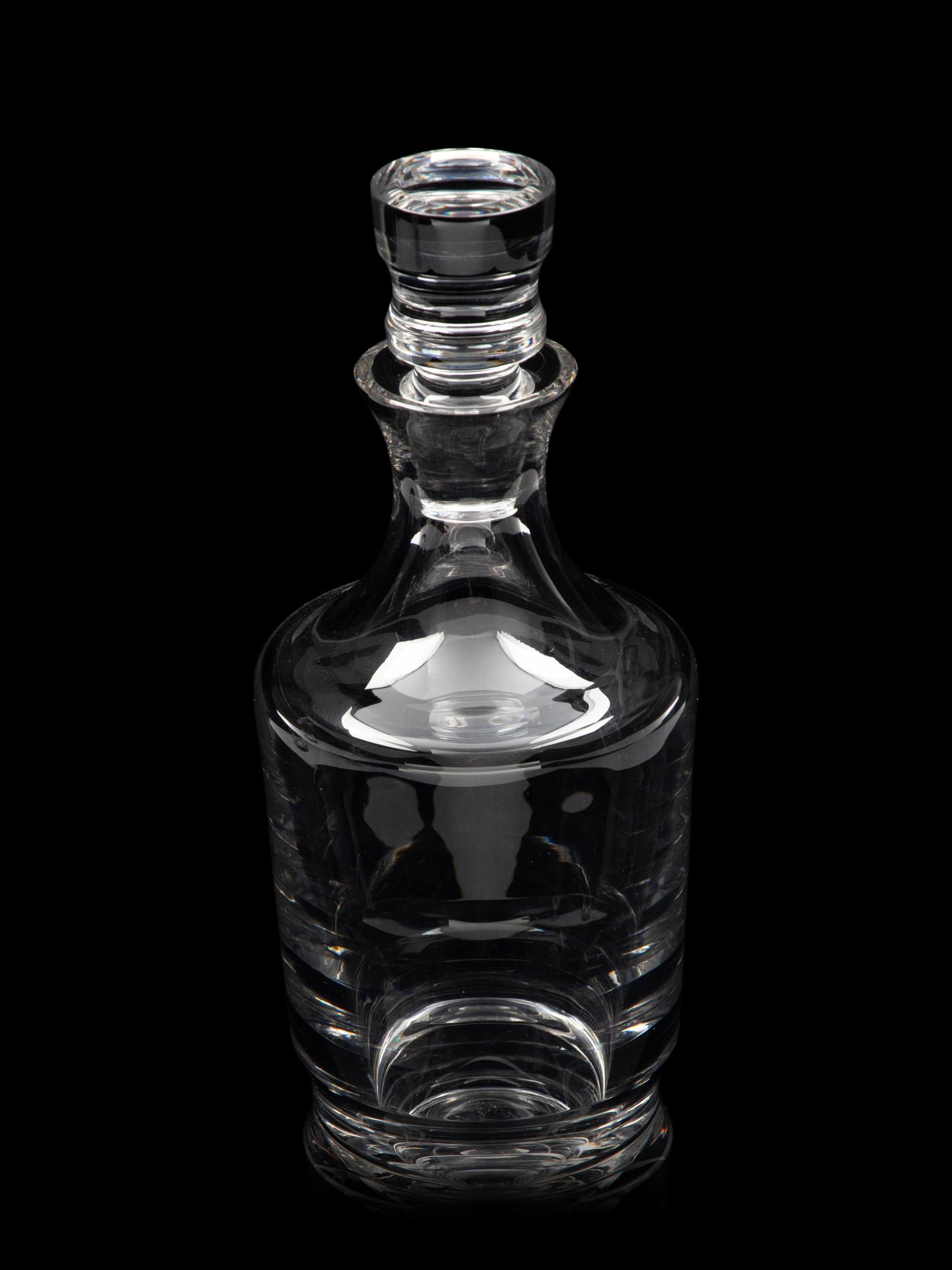 A Group of Three Glass Decanters