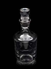 A Group of Three Glass Decanters