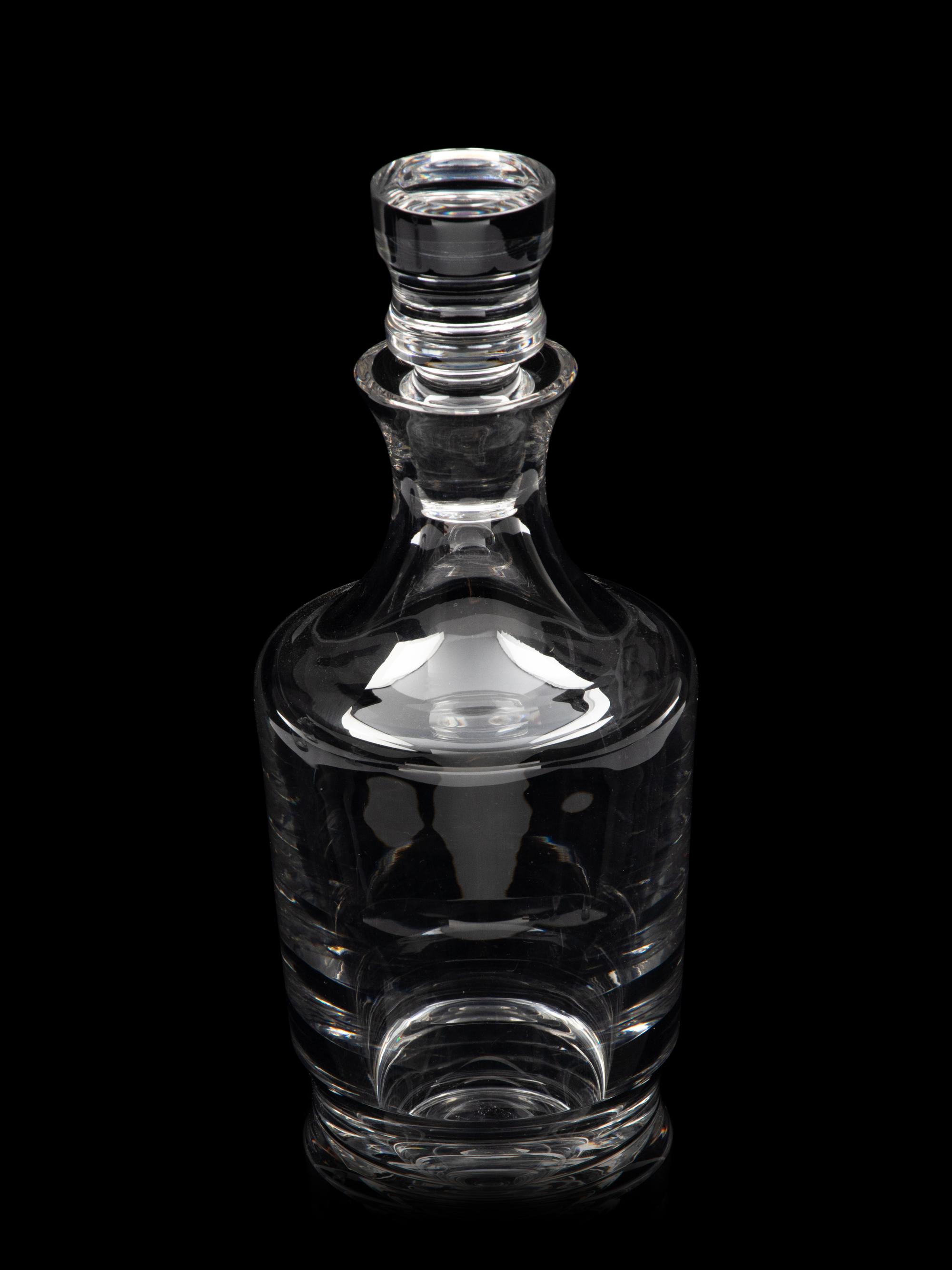 A Group of Three Glass Decanters