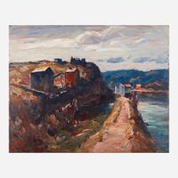 John Fulton Folinsbee (American, 1892–1972) Upper Delaware (also titled Canal by the River)