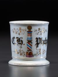 A Barber's Porcelain Occupational Shaving Mug