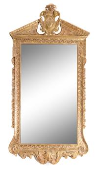 A George II Giltwood Mirror Height 49 x width 26 inches. — MID-18TH CENTURY