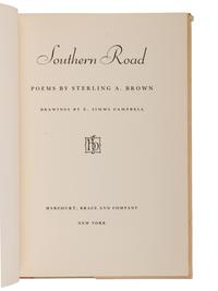 [HUGHES, Langston (1901-1967)]. BROWN, Sterling A. Southern Road . New York: Harcourt, Brace and Company, 1932.