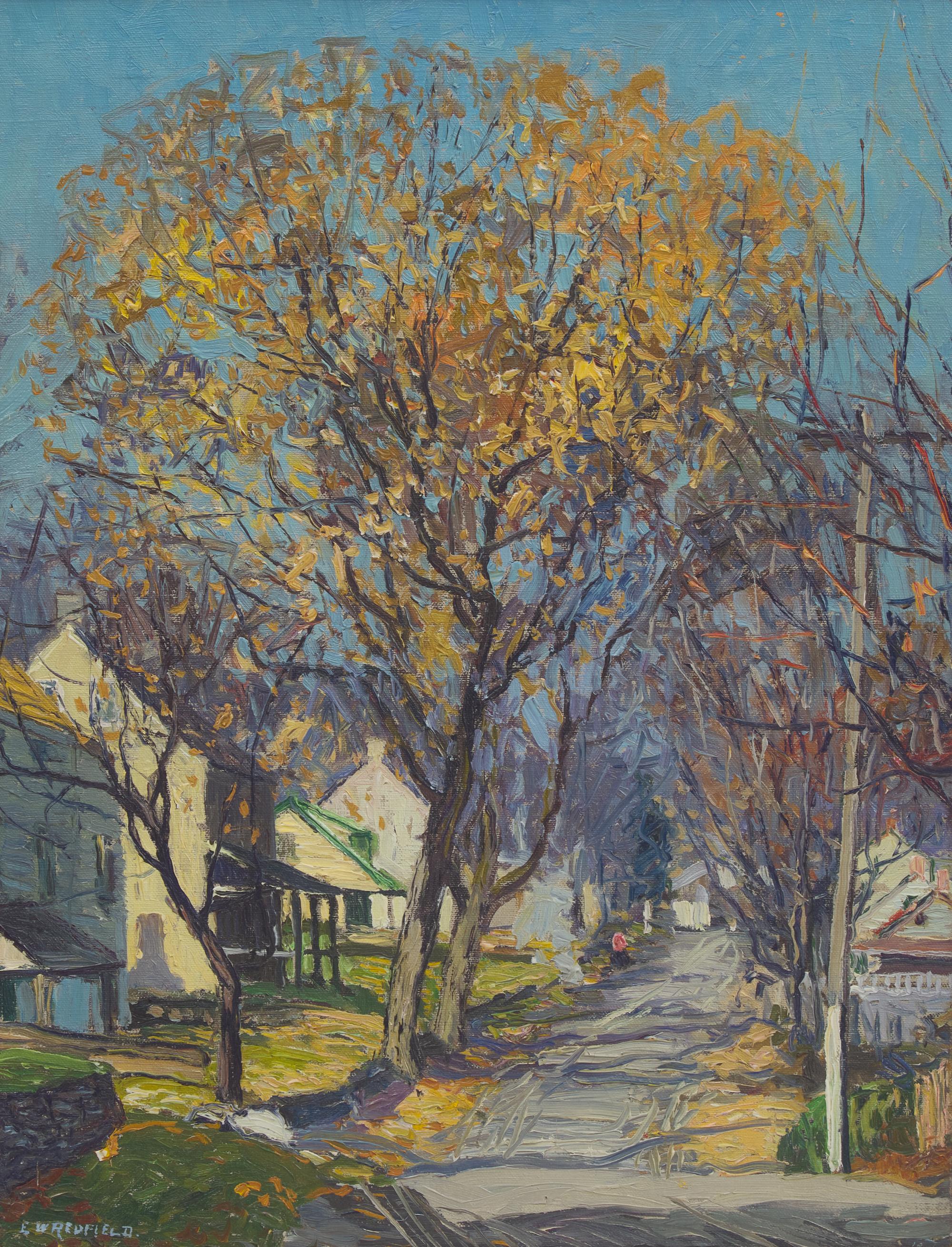 Edward Willis Redfield (American, 1869-1965) — Village Street