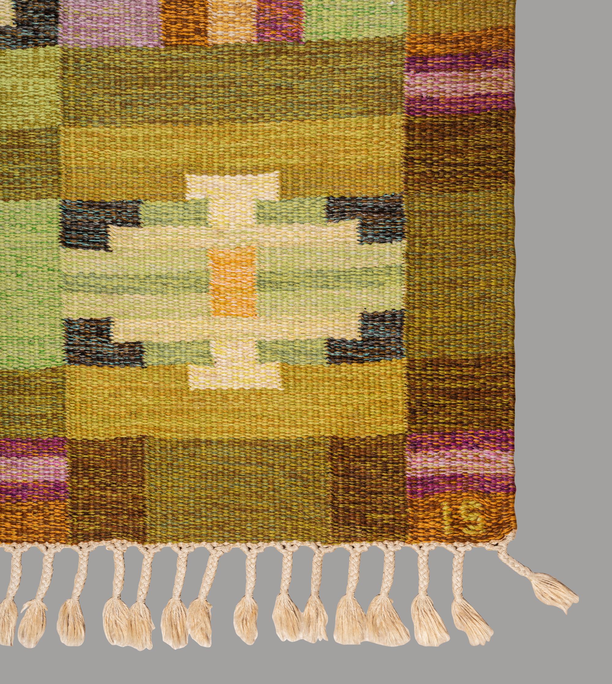 Flatweave Rug Sweden, c. 1950
