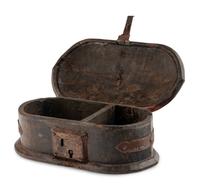 A Continental Iron-Mounted Table Casket