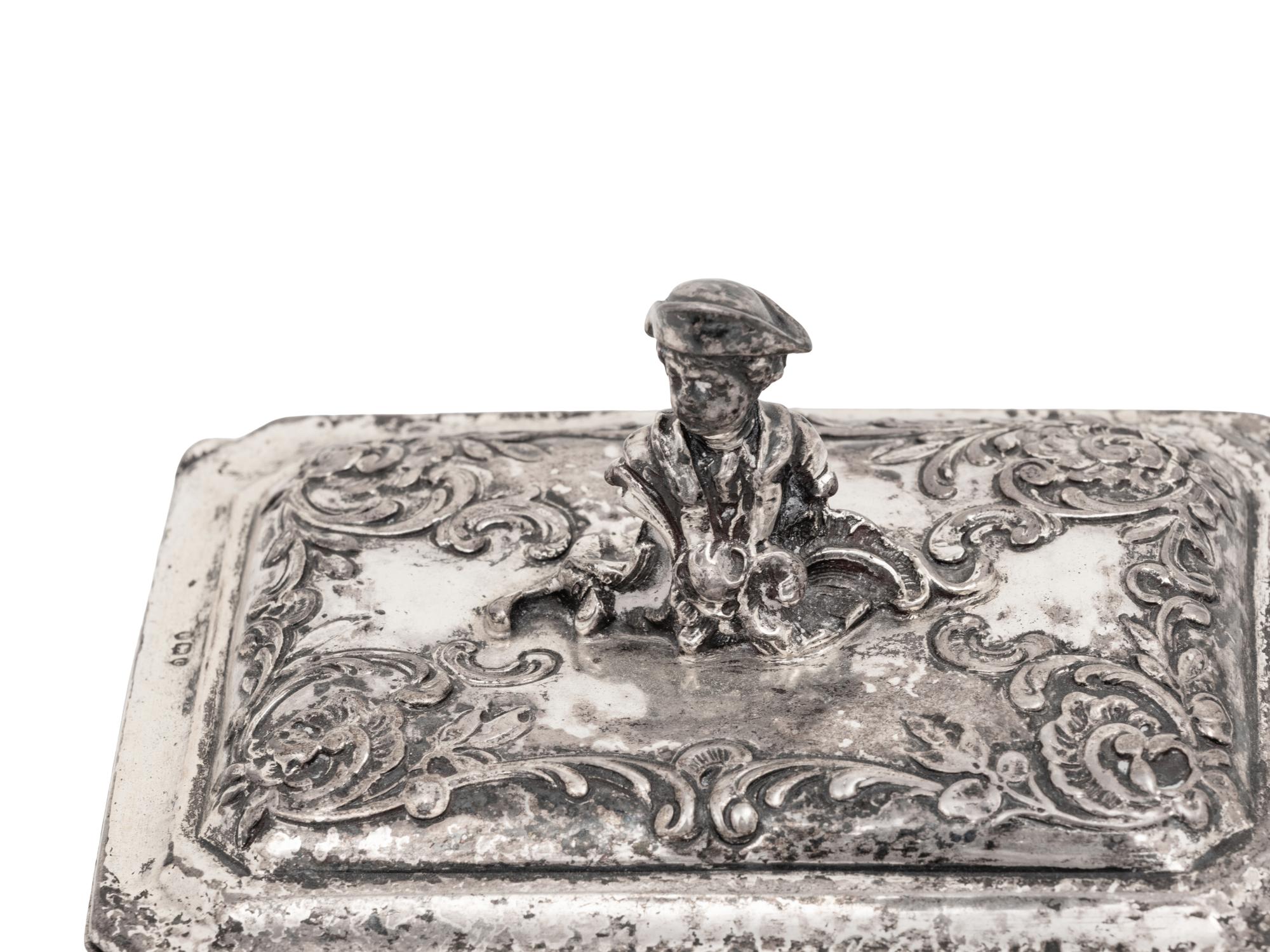A Dutch Silver Tobacco Box