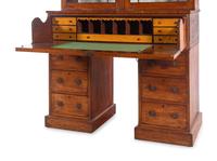A George III Style Mahogany Secretary Bookcase
