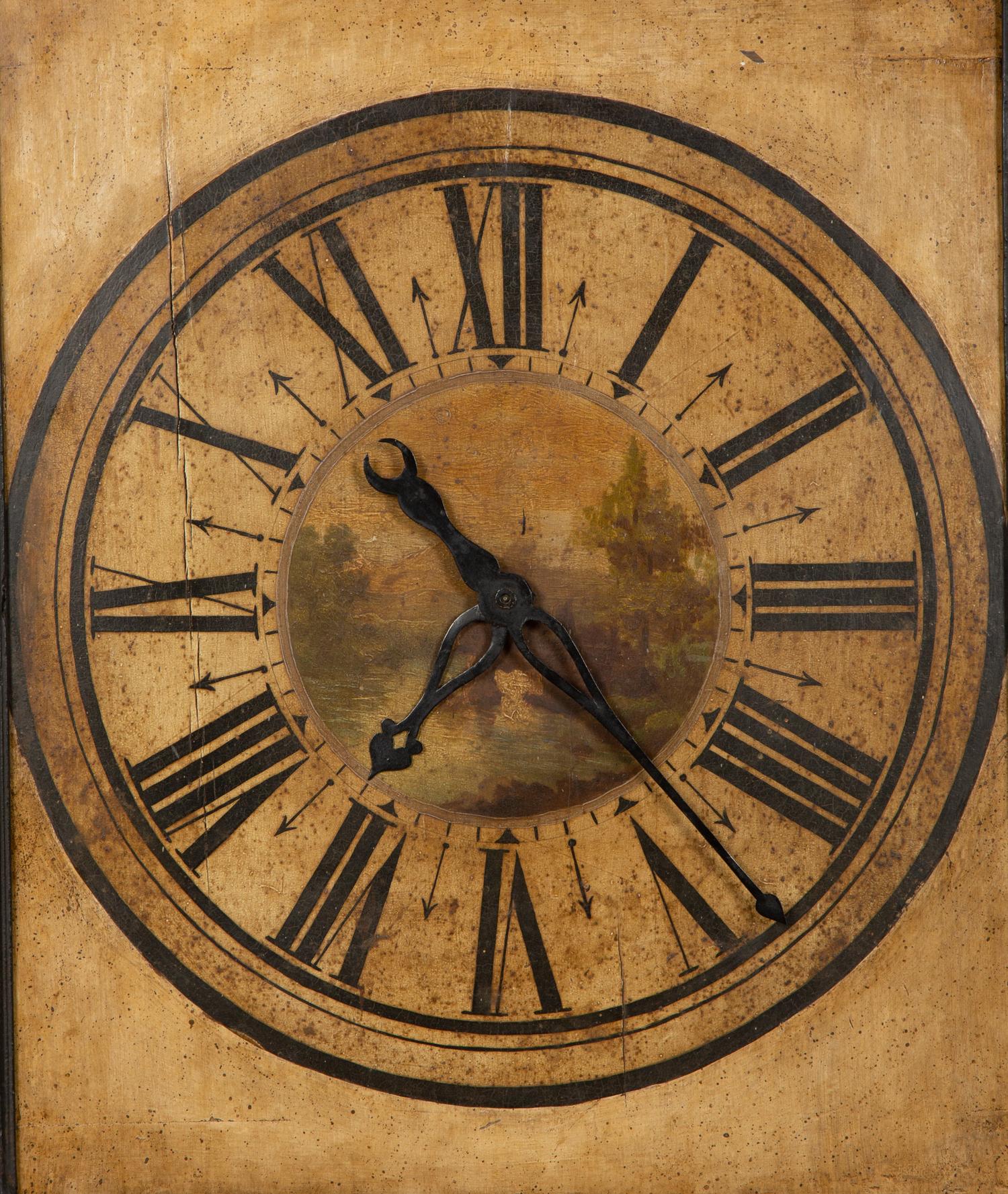 An English Painted Tavern Clock