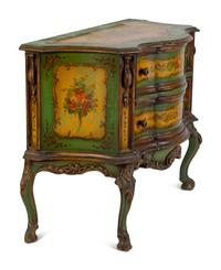 Two Pieces of Venetian Style Painted Furniture — 20TH CENTURY
