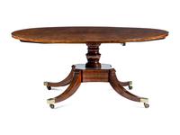 A George III Style Mahogany Circular Dining Table