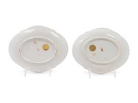 A Pair of Derby Porcelain Relish Dishes