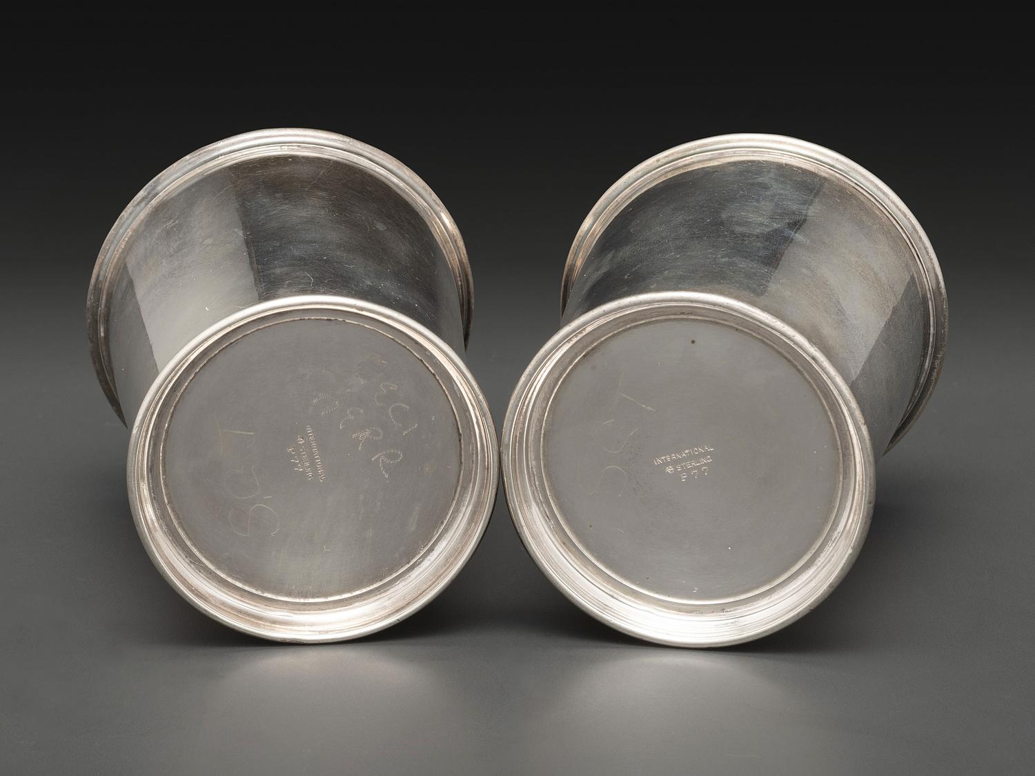 A Pair of Silver Julep Cups