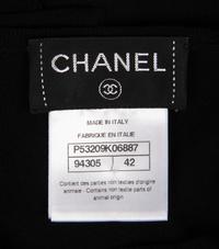 Chanel Sleeveless Black Knit Dress, 2010s