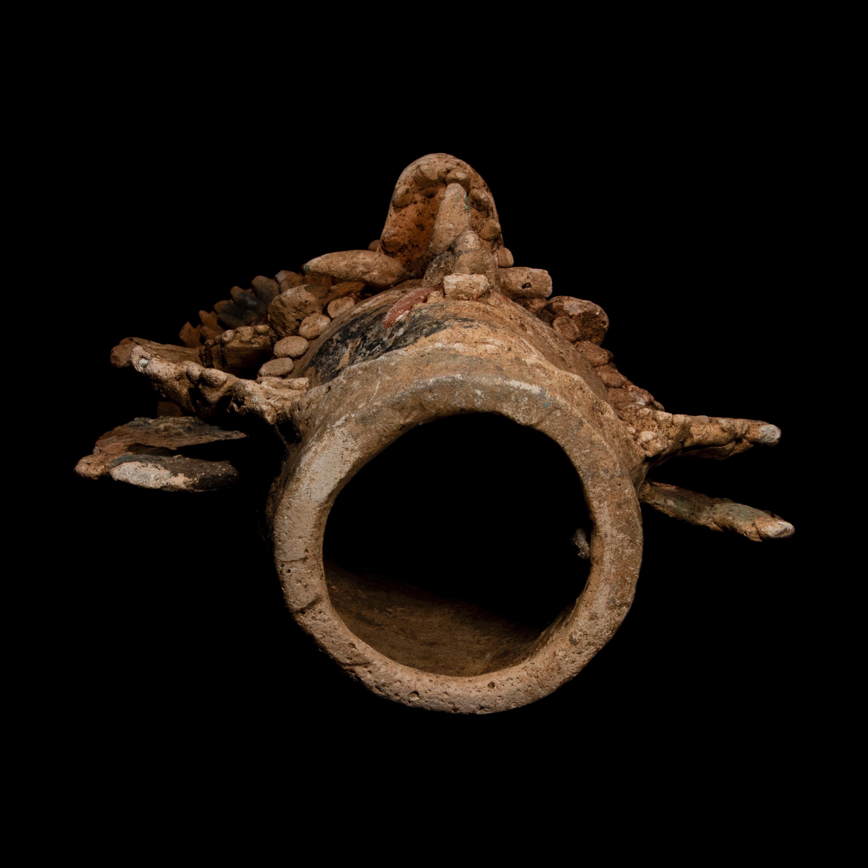 A Maya Style Terracotta Incense Burner
