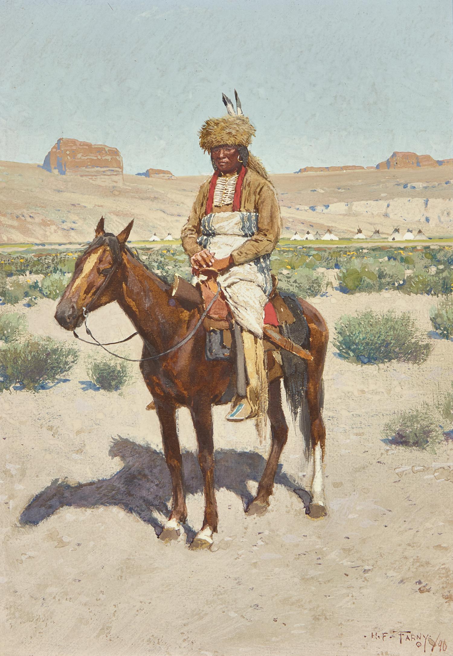 Distant Village , 1890