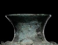 A Chinese Archaistic Style Bronze Hu Vessel