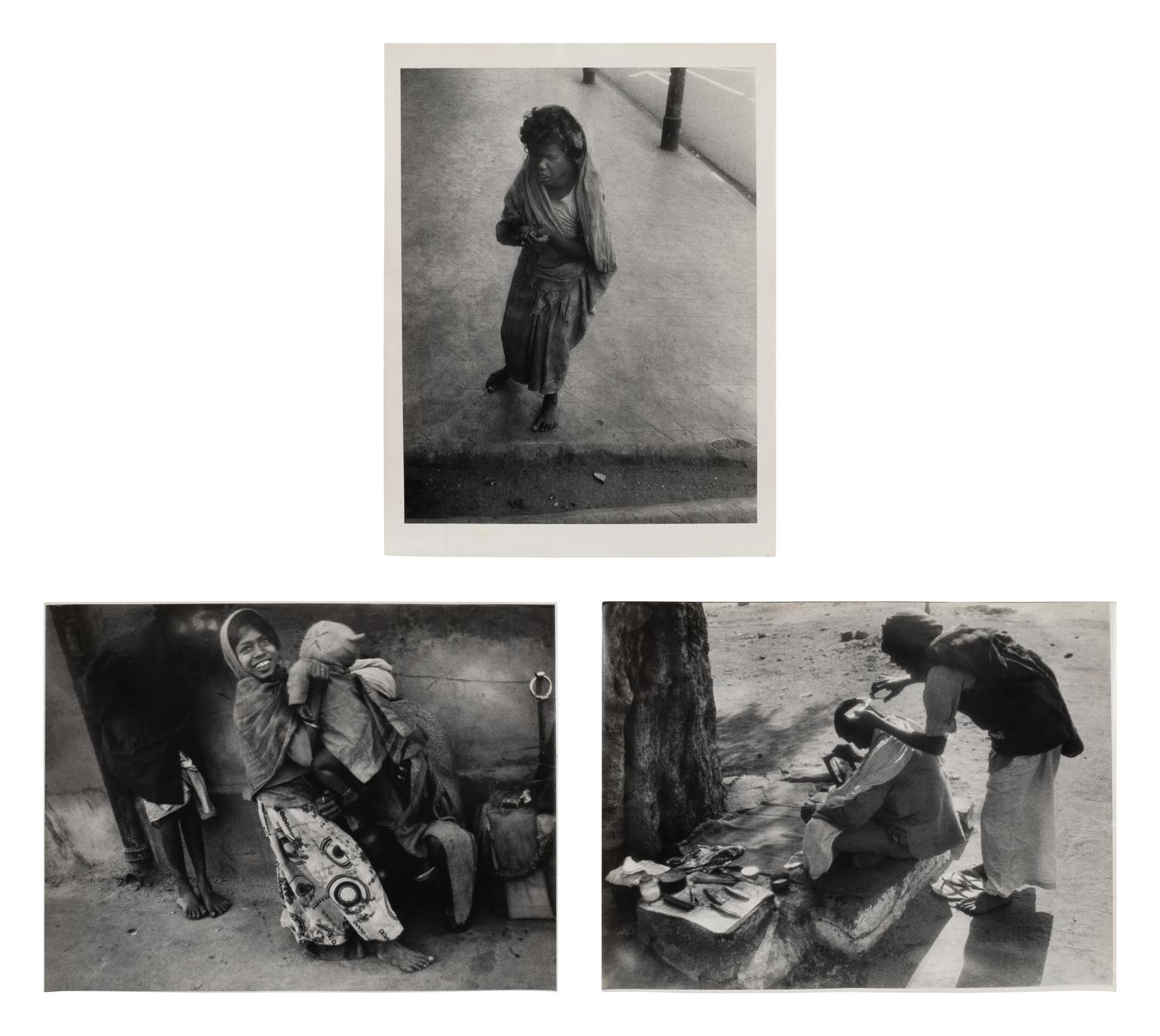 A group of three works
