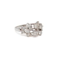 BICOLOR GOLD AND DIAMOND CONVERTIBLE RING