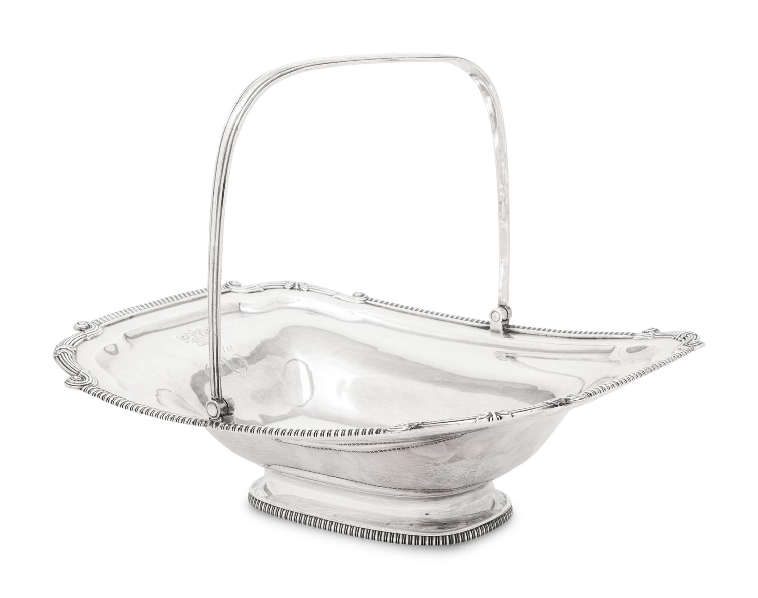 A George III Silver Centerpiece Basket