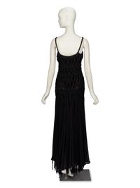 Alberta Ferretti, Fringed Macramé Gown