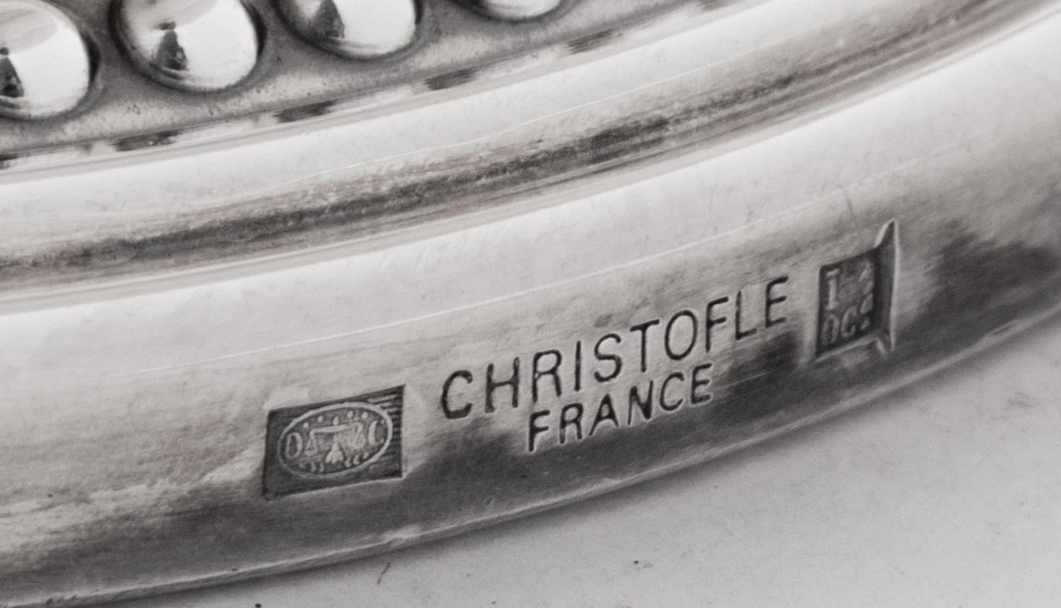 A Christofle Silver-Plate Coffee Pot