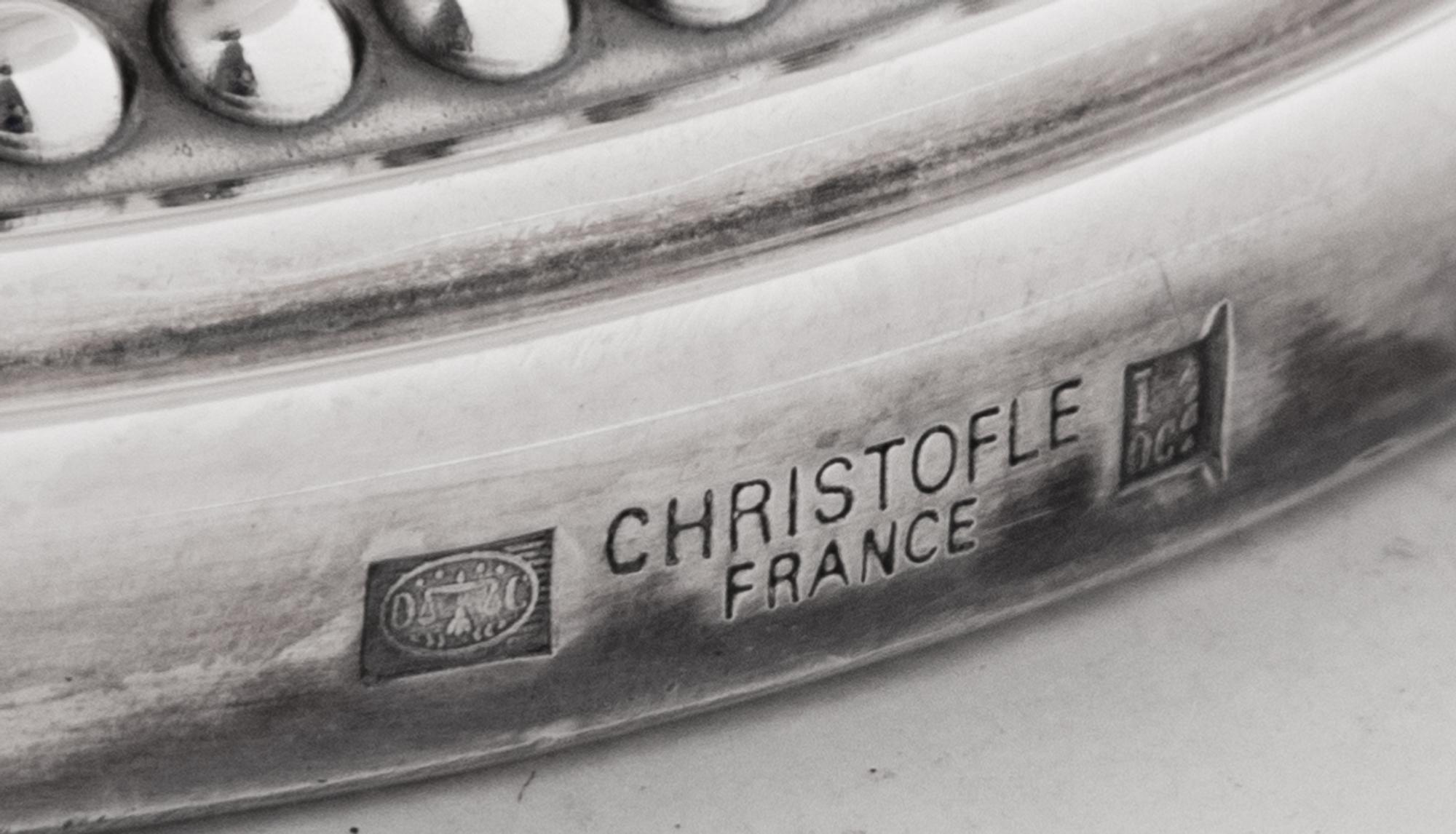 A Christofle Silver-Plate Coffee Pot
