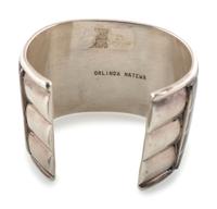 Zuni Silver and Channel Inlay Cuff Bracelets