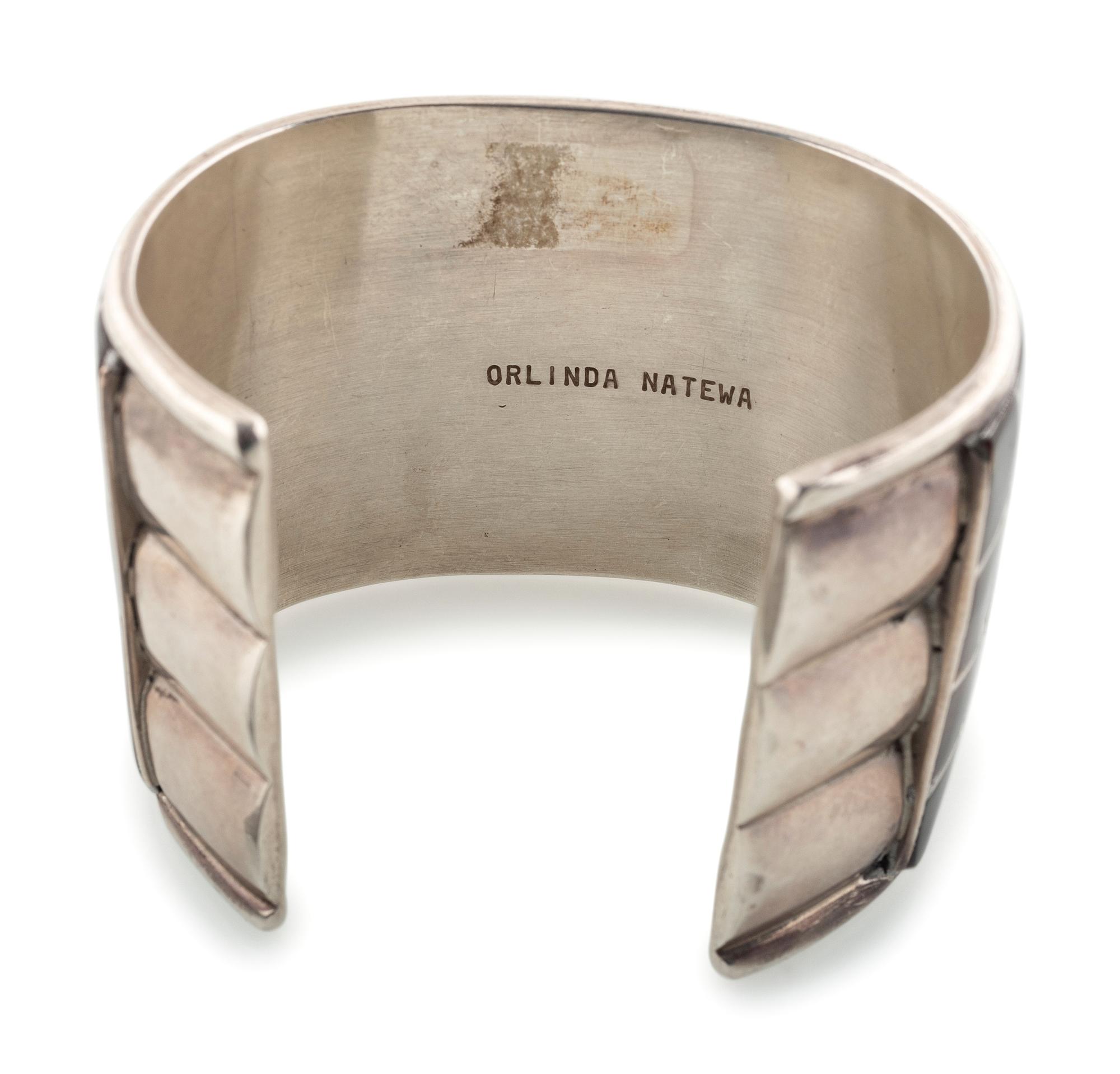 Zuni Silver and Channel Inlay Cuff Bracelets