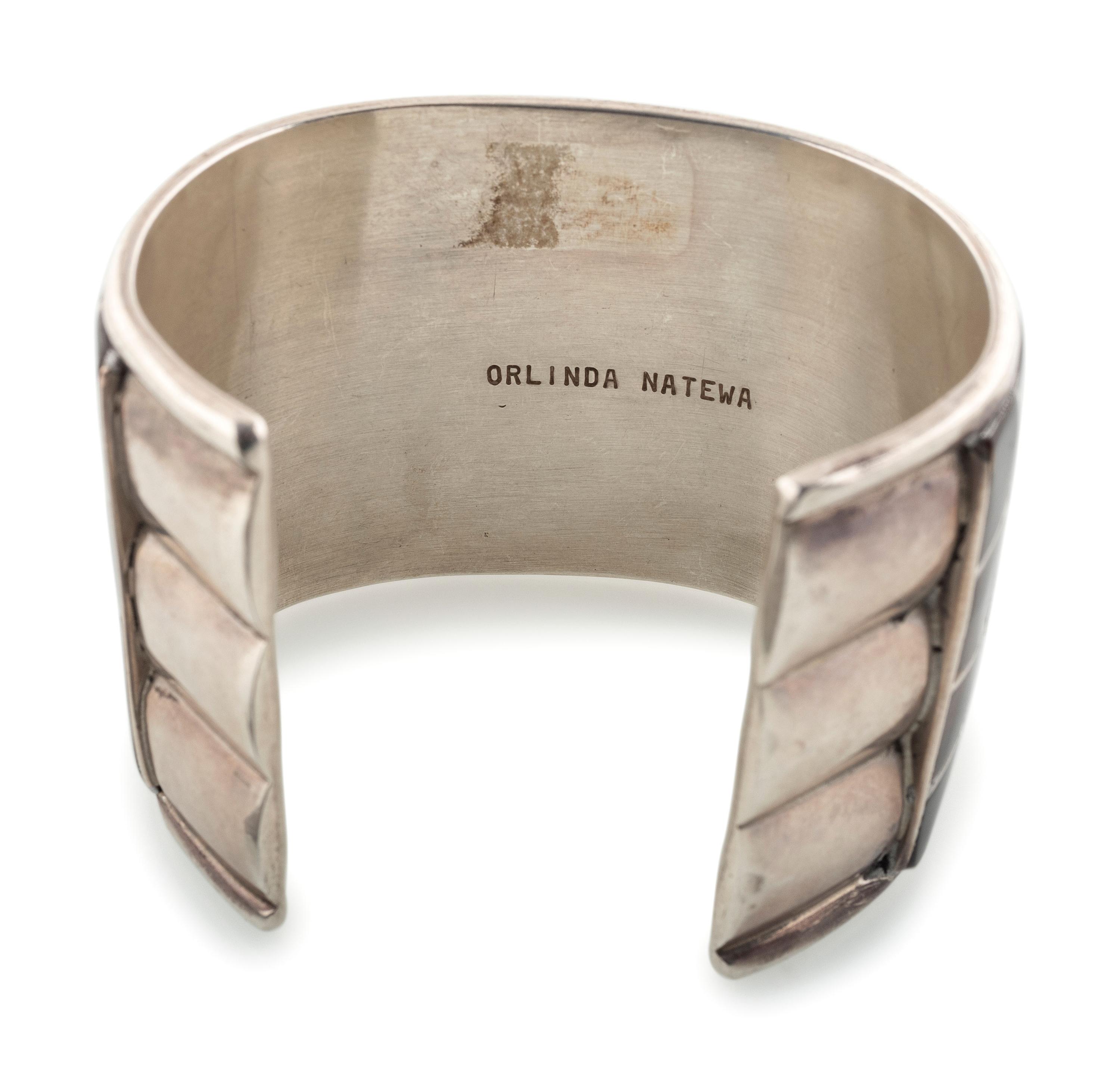 Zuni Silver and Channel Inlay Cuff Bracelets