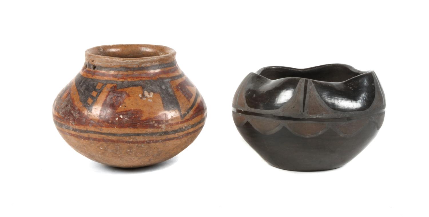 Two Pueblo Pottery Vases