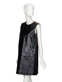 Gucci, Croc-Effect Leather Dress