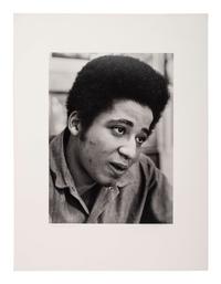 [BLACK PANTHER PARTY]. BARUCH, Ruth-Marion (1922-1997), photographer. Portrait of African American activist George Jackson. 5 November 1970.