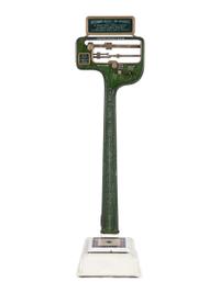 A 'Peerless' Cast Iron and Porcelain Penny Beam Scale