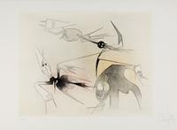 Wifredo Lam (Cuban, 1902-1982) — Two works from Visible Invisible , 1972